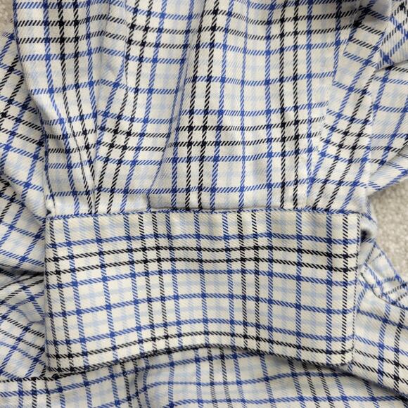Peter Millar Men's Multicolor Plaid Long Sleeve Button Up Dress Shirt Size XL - Picture 6 of 7